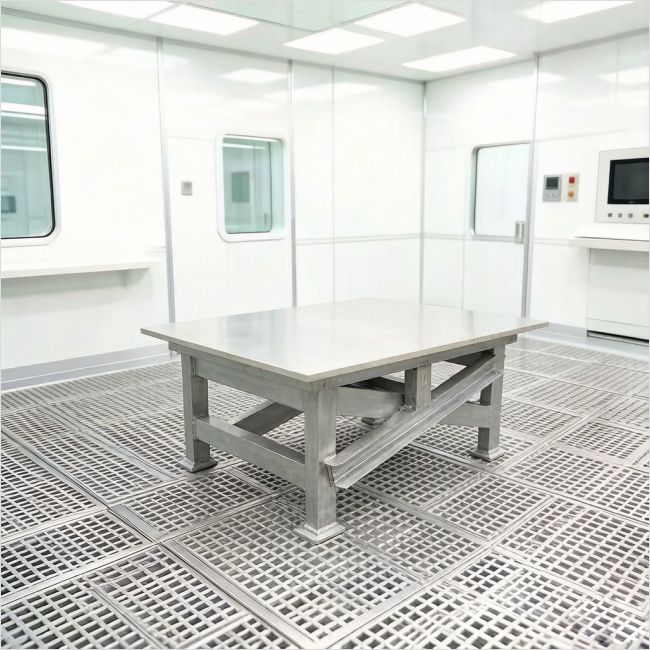 机械设备防振垫钢桌平台