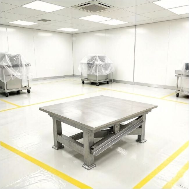 工业机械减震钢桌