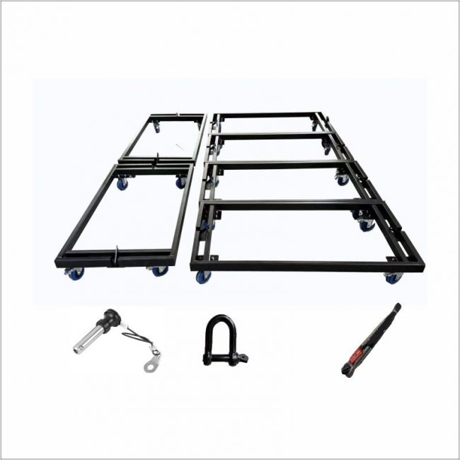 215线阵音箱车仔轮架